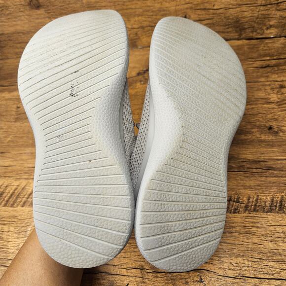 Allbirds Tree Runner Light Grey knit low top lace up sneaker sz 8 washable - Picture 6 of 8